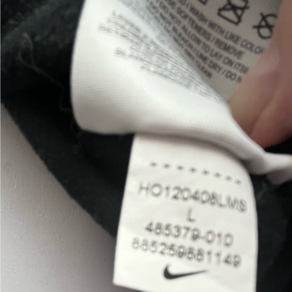 Nike Pro Women's 1/2 Zip Jacket Large Long Sleeve Black Athletic - Picture 7 of 9